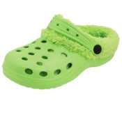 Wholesale - *OUTSIDE OF CA* GREEN KIDS FUR LINED CLOG 6-ASST SIZE C/P 12, UPC: 783017954374